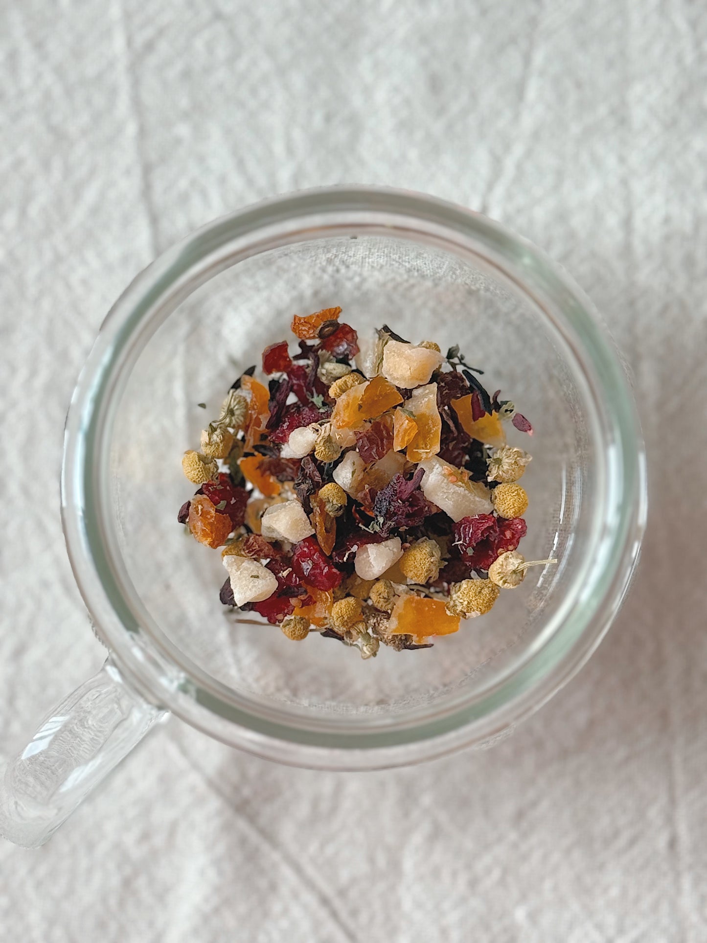 ごろっと果実の食べれるフルーツハーブティー(クランベリーブーケ)