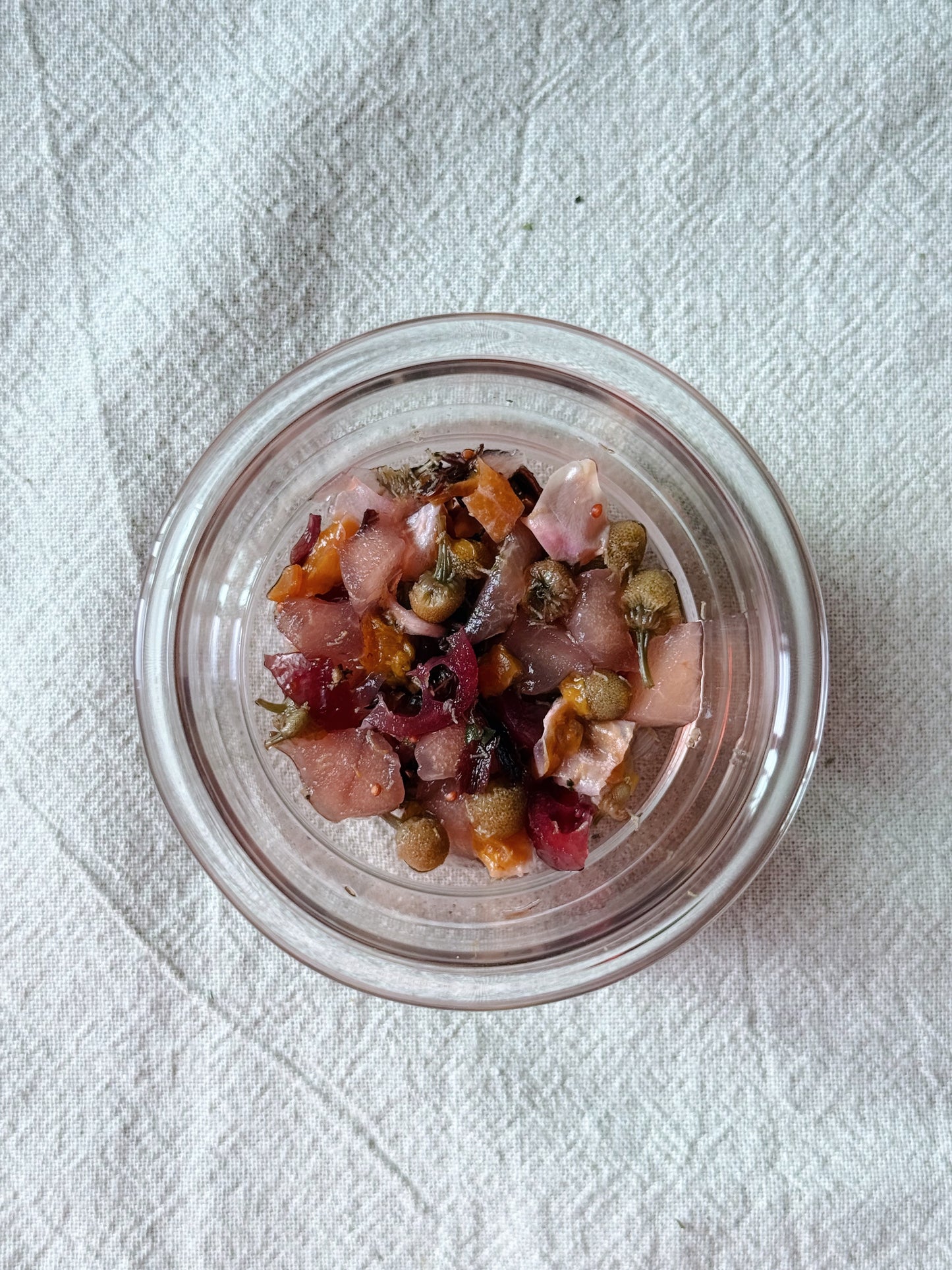 ごろっと果実の食べれるフルーツハーブティー(クランベリーブーケ)